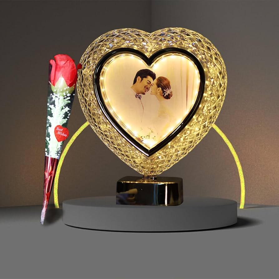 Rectangle Shape LED Picture frame | LED Heart Shape photo Frame | Customize Picture Frame with LED Light