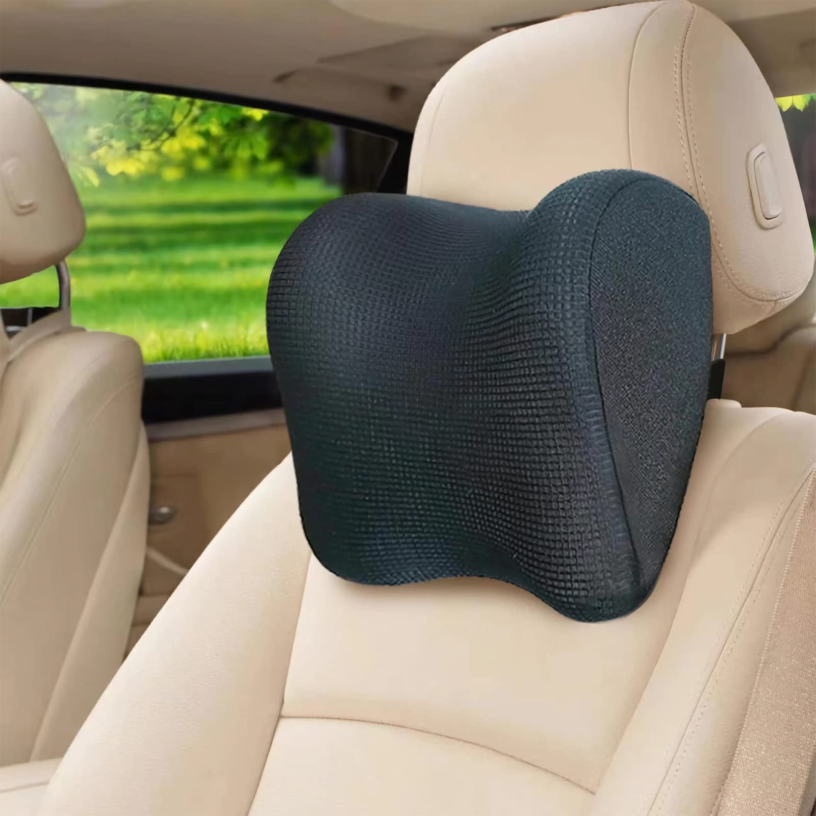 Orthopedic Foam Neck Rest for Car- Car Seat Neck Rest - Car Soft Neck Pillow- Neck rest cushion - Car Neck rest cushion