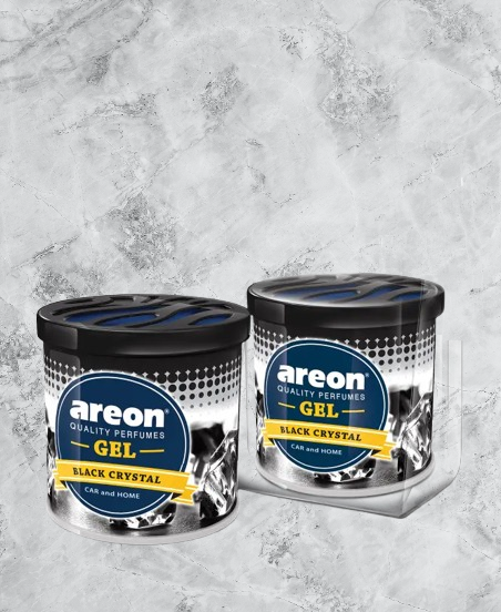 Areon Balck Crystal Air freshner for car - Areon ge perfume Balck Crystal - Areon Gel Perfume for car