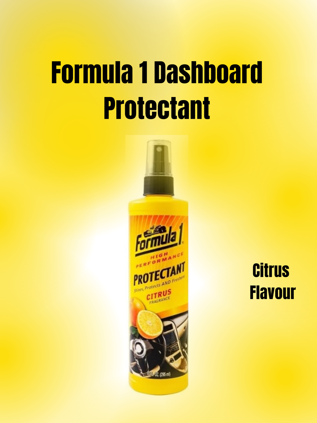 Formula 1 Protectant Car DashBoard Spray - Formula 1 Car Dashboard shine spray - Car dashboard Spray Formula 1 - Formula1 Protectant - Car Dashboard Sprays