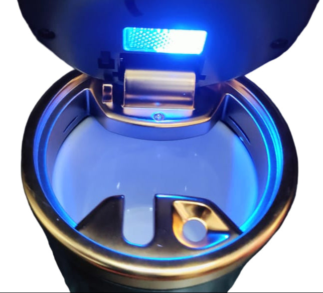 Luxury LED Ash Tray with Ceramic Inner | LED Ashtray for car | Ceramic Ash tray | Car ash trays with ceramic inner
