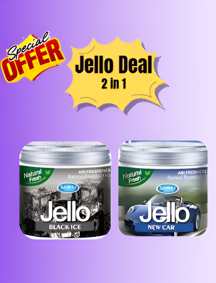 Jello Gel Perfume (Bundle of 2) Fresh, Elegant & Long-Lasting Scents - Jello Car Air Freshner