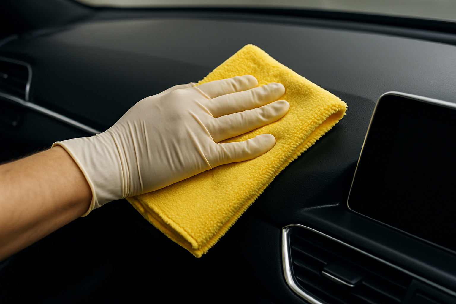 Double-Sided Microfiber Car Towel – 380 GSM Ultra-Absorbent, Lint-Free & Scratch-Free Cloth for Car Drying, Polishing, Waxing & Detailing – 16x16 Inches