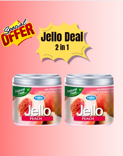 Jello Gel Perfume (Bundle of 2) Fresh, Elegant & Long-Lasting Scents - Jello Car Air Freshner