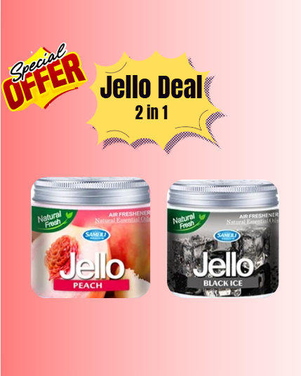 Jello Gel Perfume (Bundle of 2) Fresh, Elegant & Long-Lasting Scents - Jello Car Air Freshner