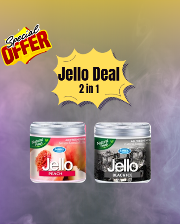 Jello Gel Perfume (Bundle of 2) Fresh, Elegant & Long-Lasting Scents - Jello Car Air Freshner