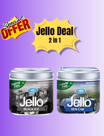 Jello Gel Perfume (Bundle of 2) Fresh, Elegant & Long-Lasting Scents - Jello Car Air Freshner